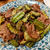 四角豆と牛肉炒め