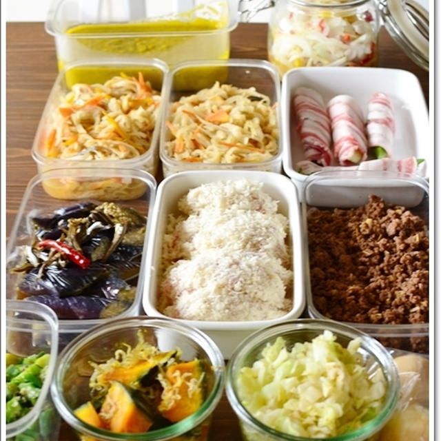 週始め作りおき台所しごと