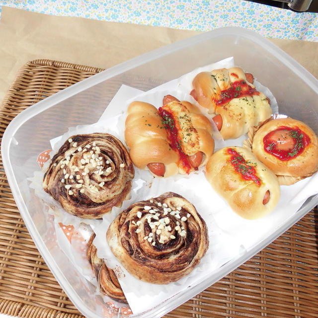 朝6時の自家製パン屋さん種類は～～♪