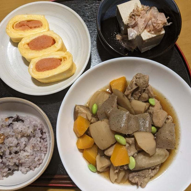 おうちごはん　〜筑前煮の夕飯〜