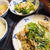 特売水菜で１品　＆　ひ孫が先生
