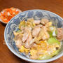 ササミの塩親子丼