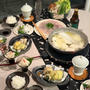 鯛しゃぶと、湯引きと、天ぷらと…鯛いっぱいの夜ごはん