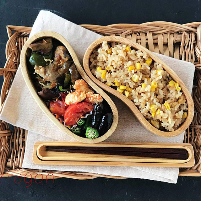 最近の塾弁、お弁当まとめ。とうもろこし多めなお弁当たち。とみなとみらいの景色。
