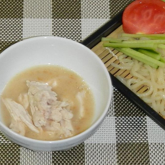 棒々鶏風胡麻つけ麺