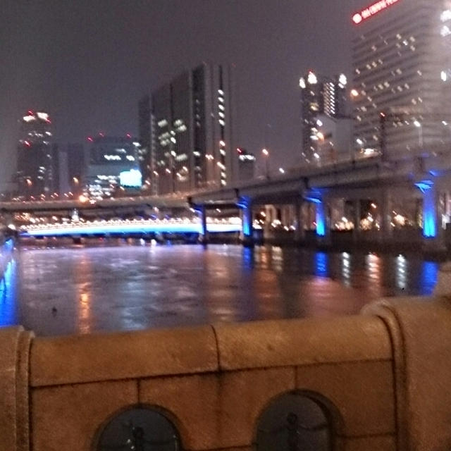 雨の大阪