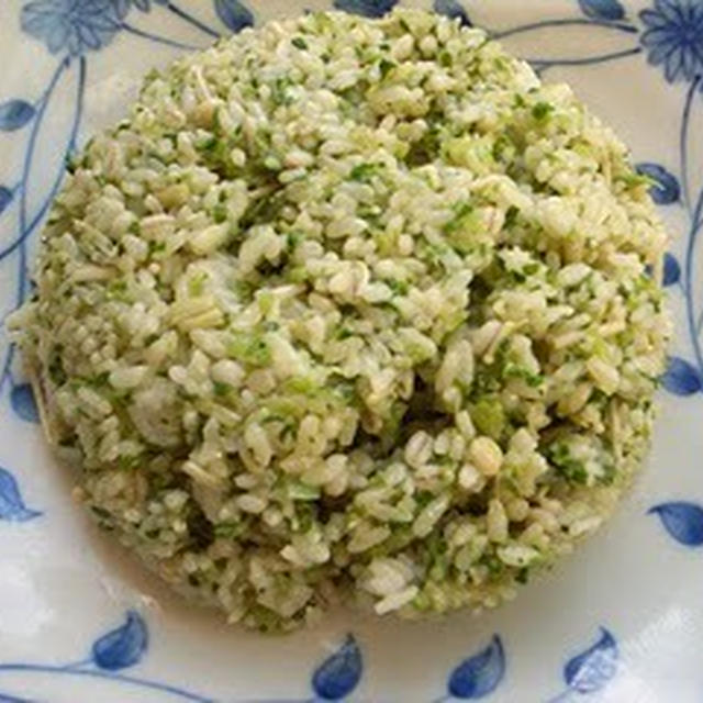 たっぷり小松菜とえのきの和えチャーハン