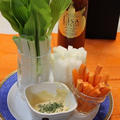 春野菜と♡味噌マヨとチャービルのディップ by とまとママさん