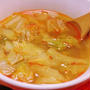 万能♪麻婆豆腐の素で熱々白菜スープ