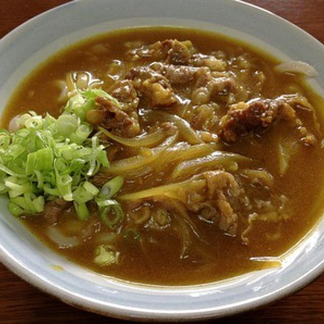 一福の生麺と松坂牛で「カレーうどん」