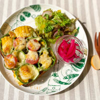 ＊【レシピ】大葉のジェノベーゼde夏野菜ピザトースト＊