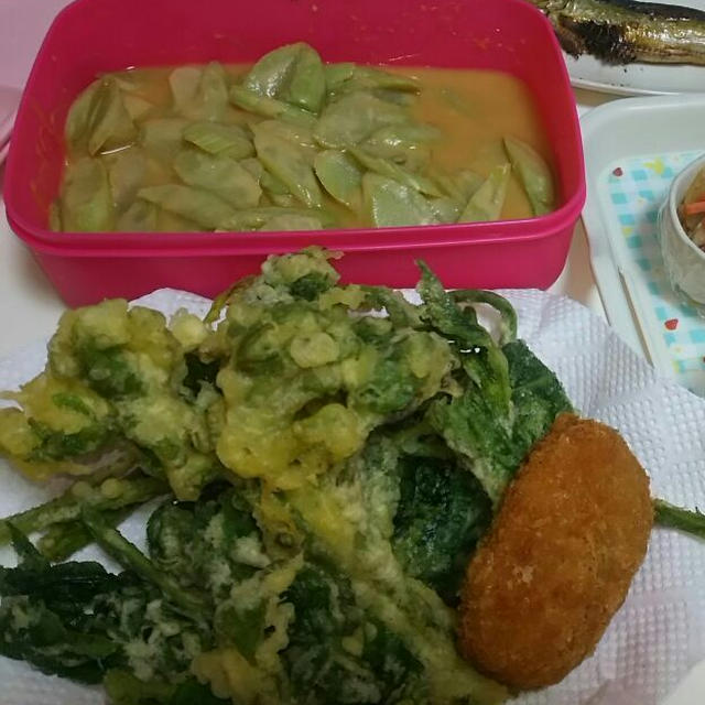 ウドの酢味噌和え・天ぷら☆(n‘∀‘)η