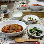 ・豚バラ肉の野菜のシチューと多肉ちゃんたち集合　