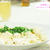 クリームチーズソースのパスタ