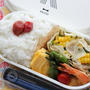 コーン入り焼売＋えび天弁当｜製氷皿で冷凍焼売作り