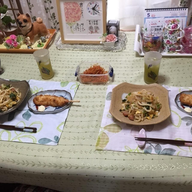 飛竜のうどんで焼きうどん