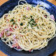 お盆のある夜の晩ごはんは「生ベーコンのパスタ」&「生ハムとソフトフランス...