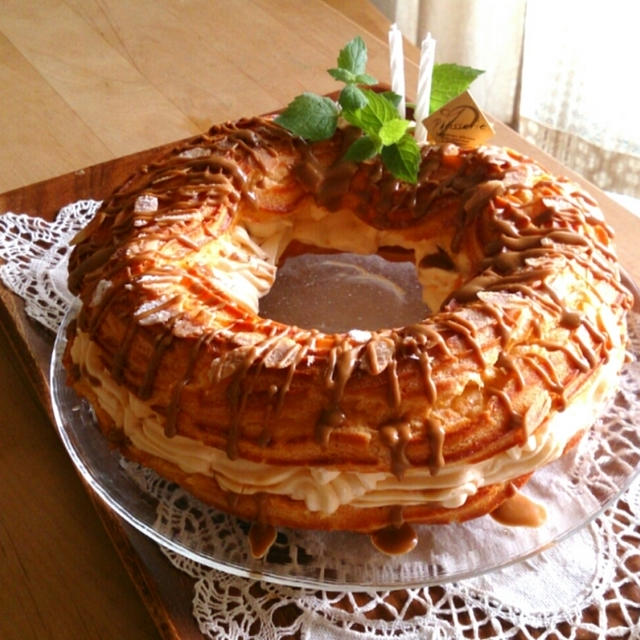 根負け事件と誕生日のパリブレスト♪