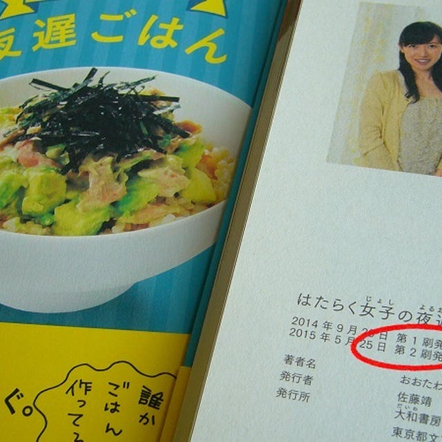 【増刷分販売しました！第１刷も２刷も貴重です＾＾】 はたらく女子の夜遅ごはん