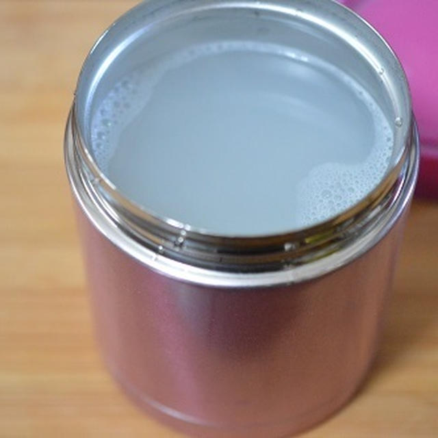 姉さんが発熱＆食欲がなかったため「スープジャー」が大活躍でした～。