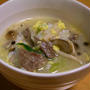 牛すじ肉の塩クッパ