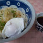 讃岐うどん・ぶっかけ ポーチドエッグ乗っけ