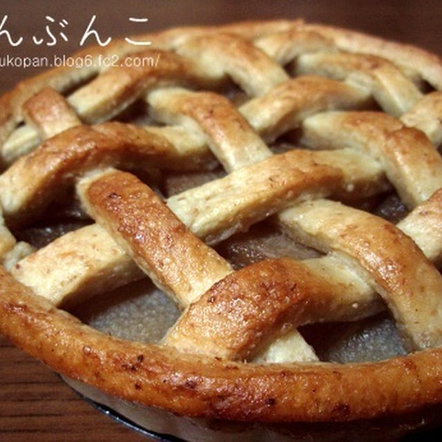 フルーツブランデーの梨でヘルシー梨パイ♪