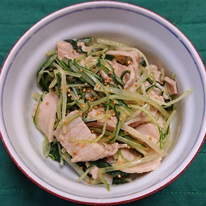 豚肉×水菜の人気レシピ16選。ジャンル別におすすめ料理を紹介の画像