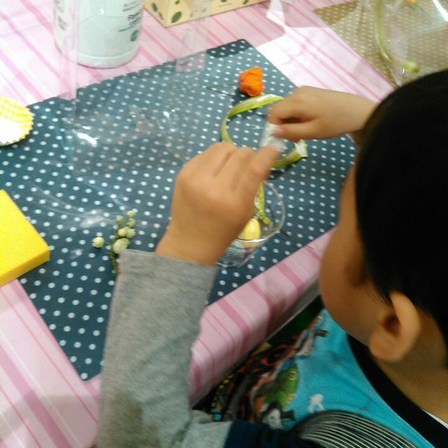 スイーツフラワーカップを作ったよ～武蔵小杉駅の東急スクエア