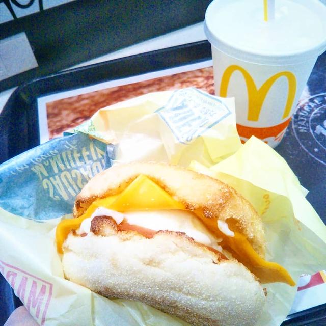 朝マック☆エッグマックマフィンコンビ40円クーポンヽ(=´▽`=)ﾉ