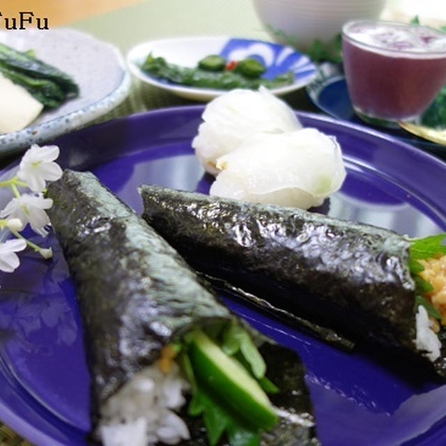 息子の試験初日の頑張って朝食