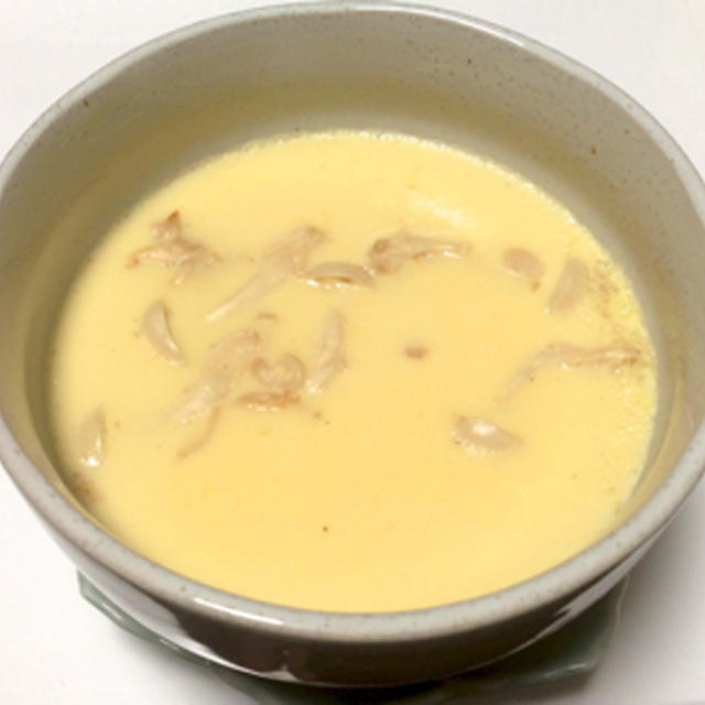簡単失敗しない、豆乳茶碗蒸し。　冷やしてもOK