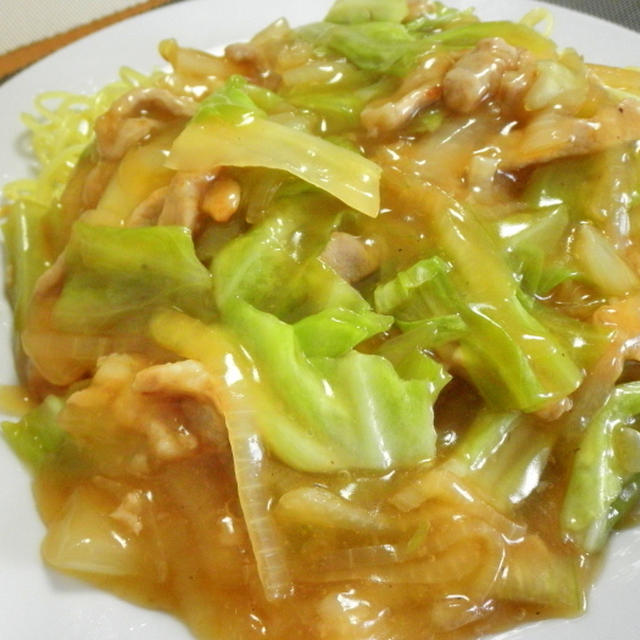 あんかけ焼きそば　の話
