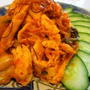 ★鶏肉のキムチ炒め（닭고기・김치볶음）。