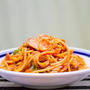ぽったりジューシーナポリタン＆「ほとんど市販品でつけ麺」