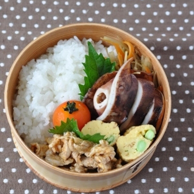 【烏賊の醤油焼き弁当】