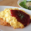 ふわふわな卵のチーズオムライス
