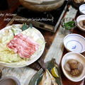 ◆豚バラと白菜でとりあえず鍋とイサキの干物♪～緩やか糖質制限中♪