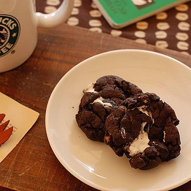 スタバ風です♡マシュマロ＆チョコクッキー