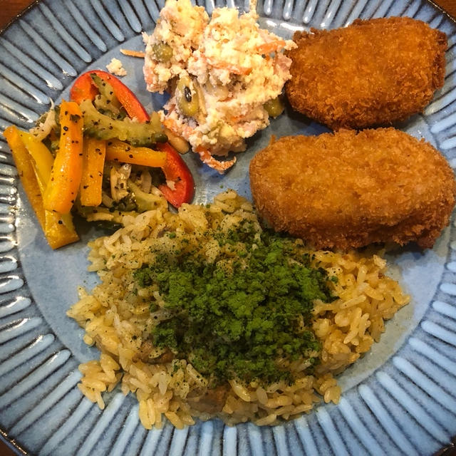 カルローズ米とカレーで炊飯器ピラフ　USAライス連合会　