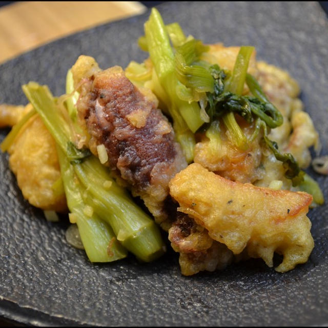 揚げホタルイカの香り焼き