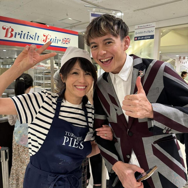 阪急英国フェア2024 「パイがテレビ出演」と「ハリーくんとの再会」