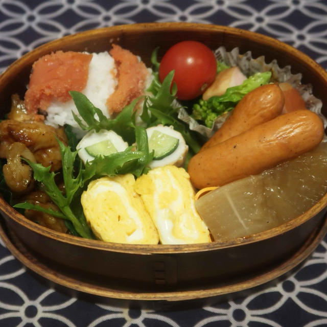 今週のお弁当いろいろと　食べ過ぎた後の晩ご飯♪