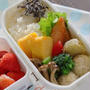 鮭ムニエルとさつまいもツナコロッケの弁当