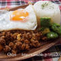 【簡単カフェ飯】冷蔵庫のあまりもので♪炒めるだけのひき肉と野菜のカフェ丼♪とレシピブログmaga