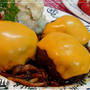 うちの煮込みハンバーグ。