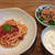 トマトソースのパスタ