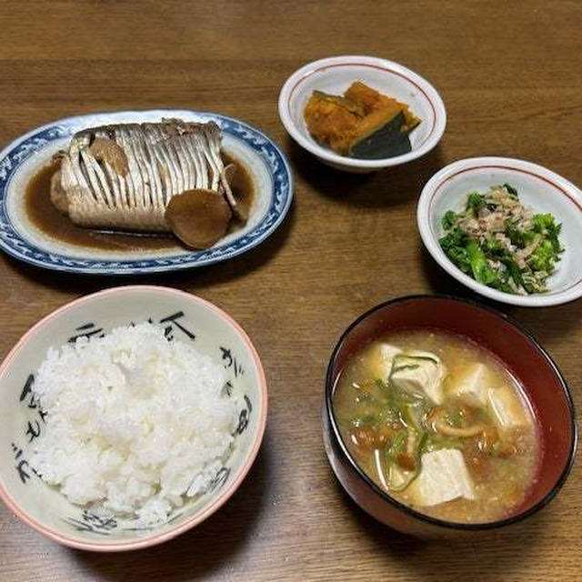 生にしんの煮つけ（晩御飯）