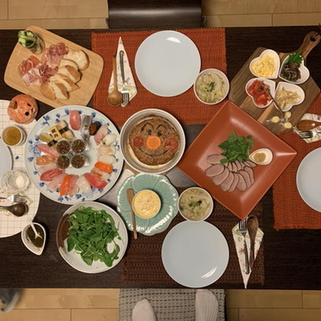  大事な日のアンパンマン ハンバーグ