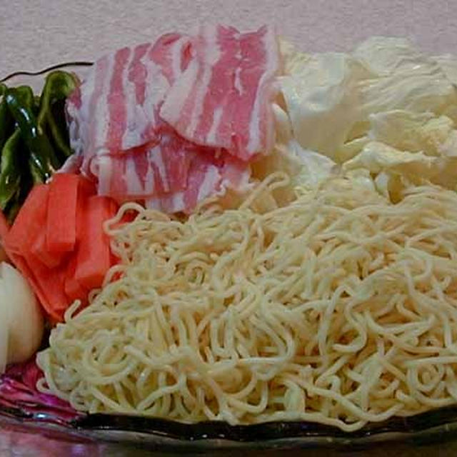 ホットプレート焼きそば